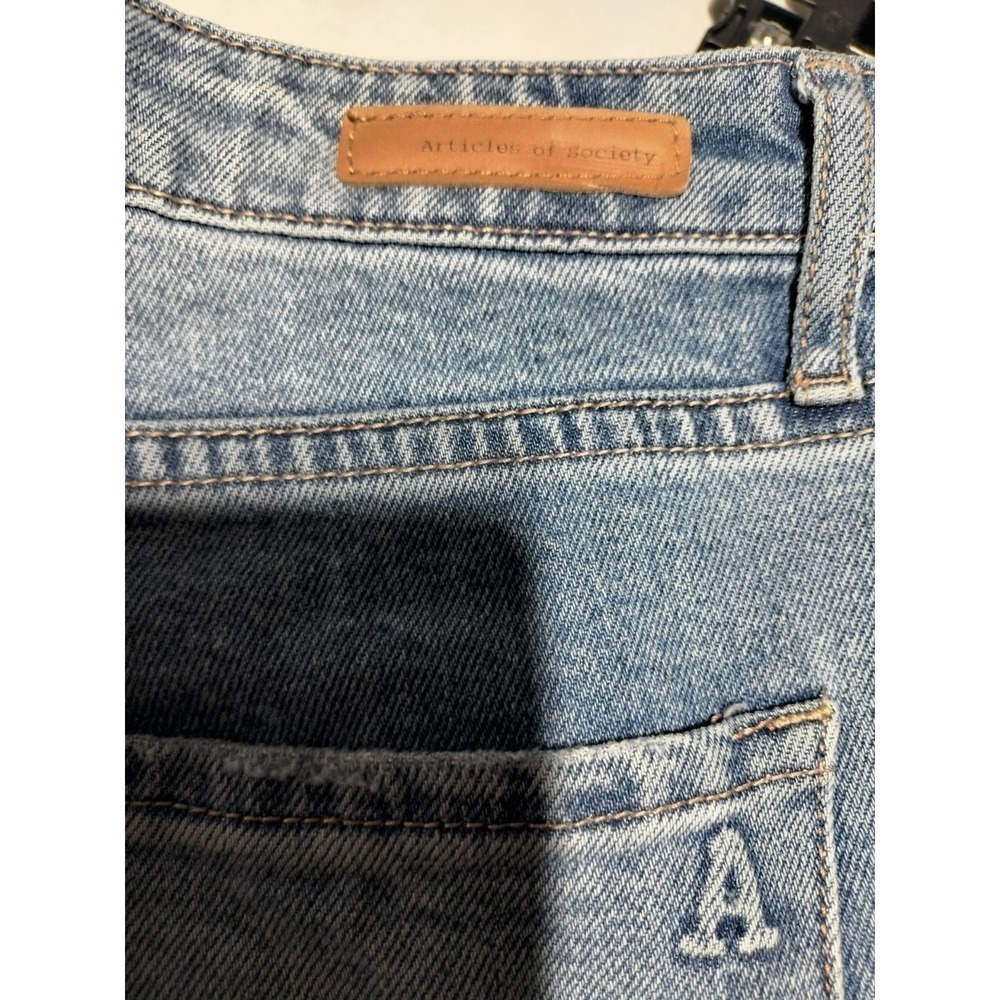 Articles Of Society womans cropped jeans size 4 Jean size 27 distressed - Picture 10 of 10